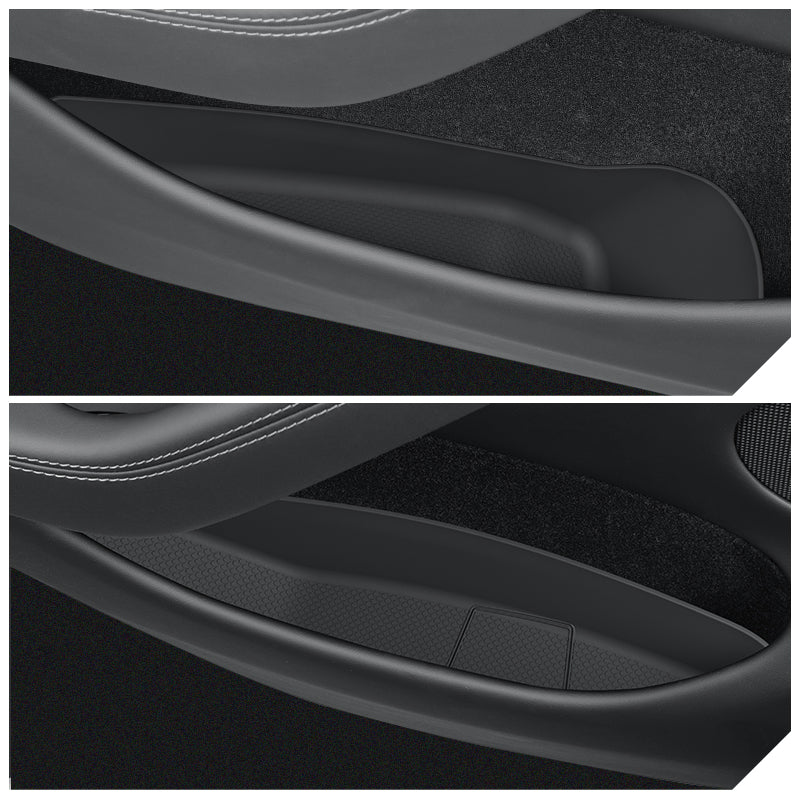 4Pcs Door Side Storage Box for Tesla Model Y Juniper