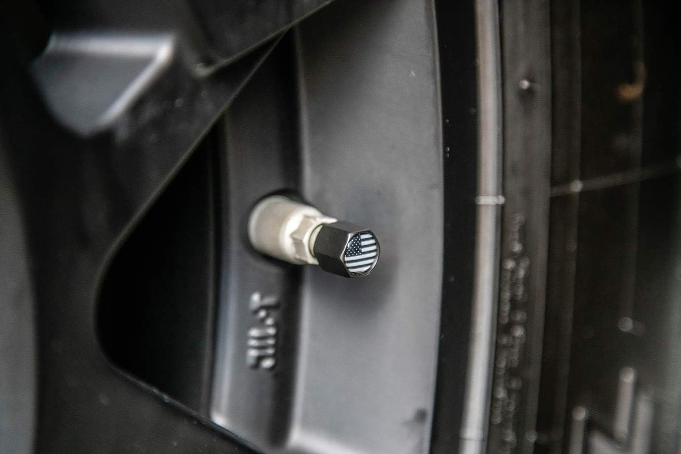 Tire Valve Stem Caps for Tesla(4 Pack)
