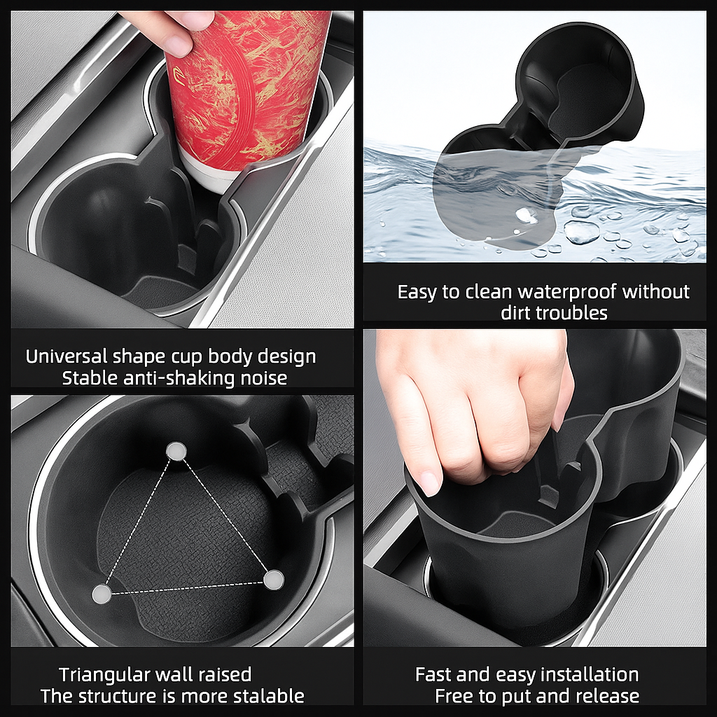 Center Console Cup Holder for Model Y Juniper