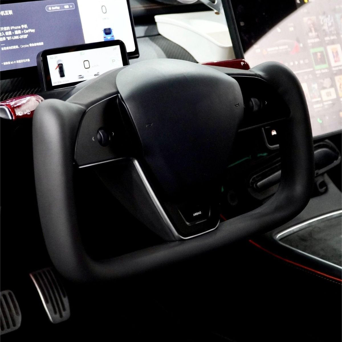 Heated Yoke Steering Wheel for Tesla Model 3/Y