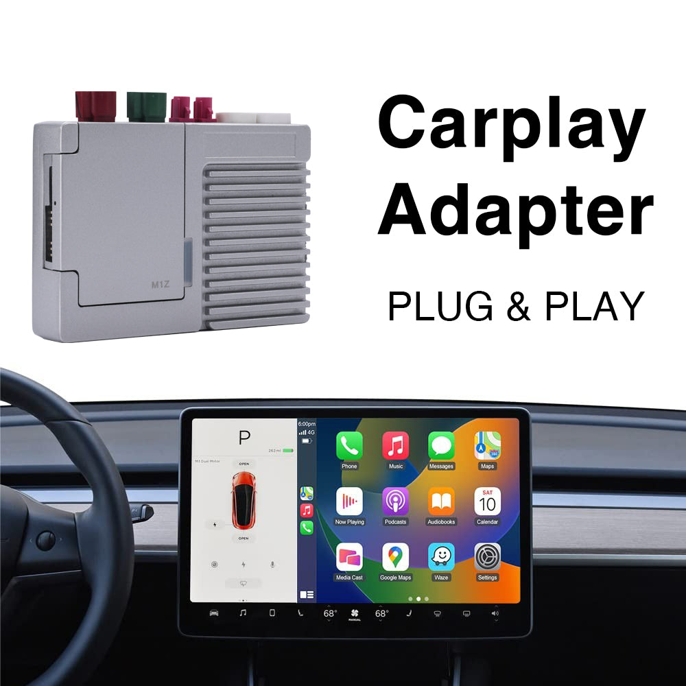 Driving Decoder for Tesla Model 3/Y (2017–2024+) – Wireless CarPlay + Smart Assist