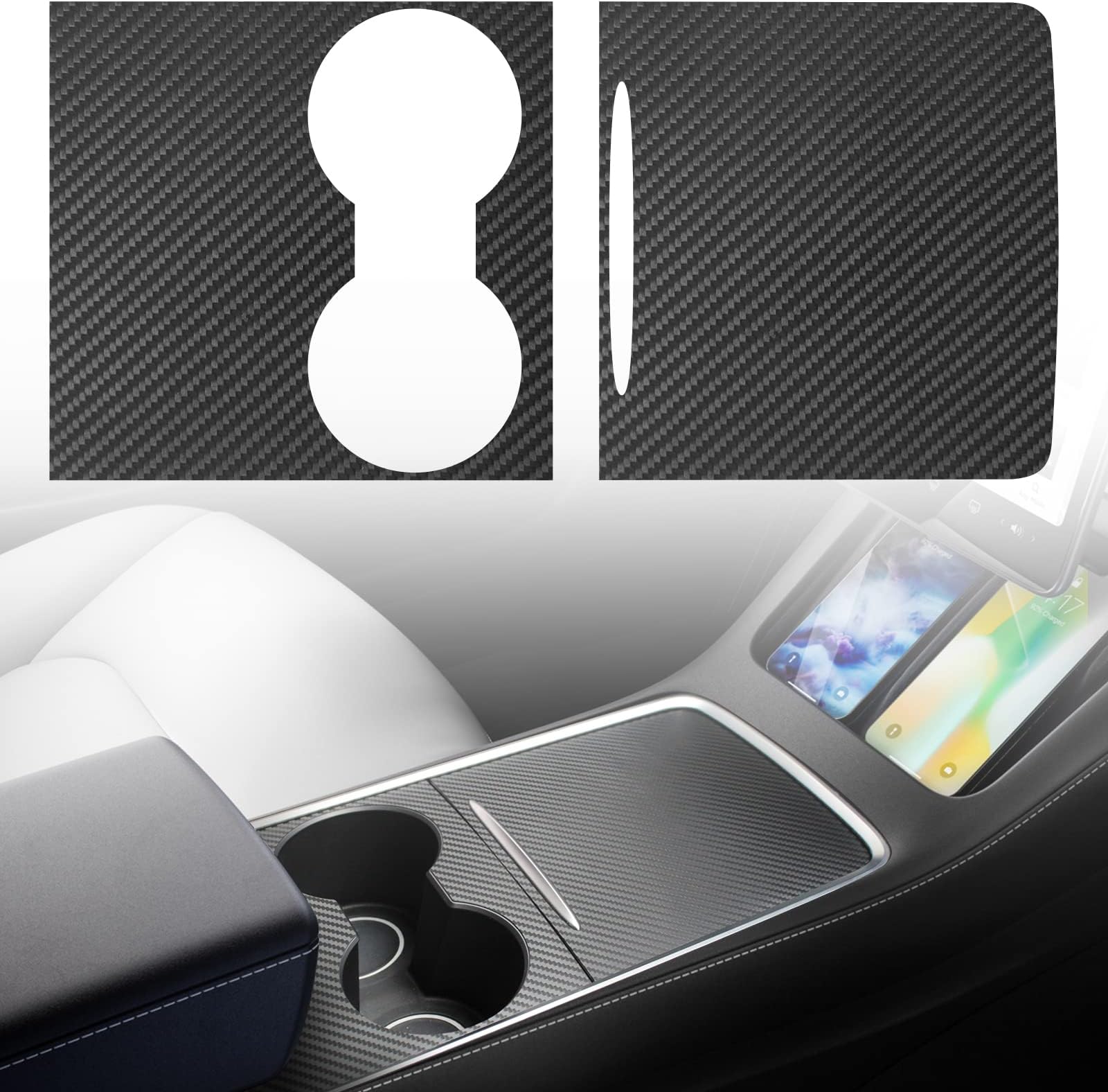 Center Console Wrap Kit Console Cover for Model 3 Model Y