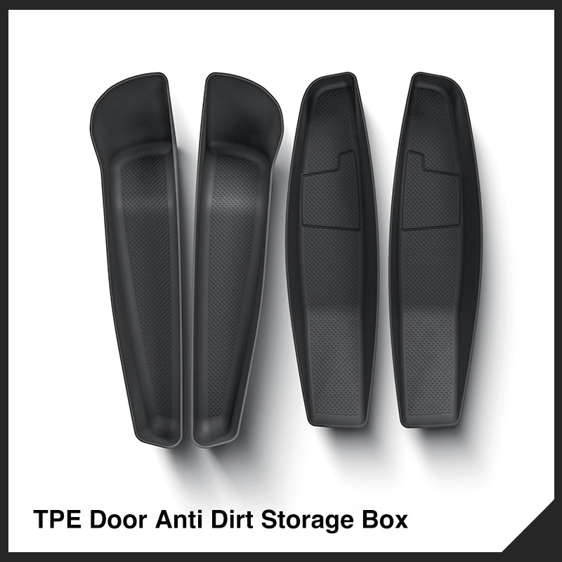 4Pcs Door Side Storage Box for Tesla Model Y Juniper
