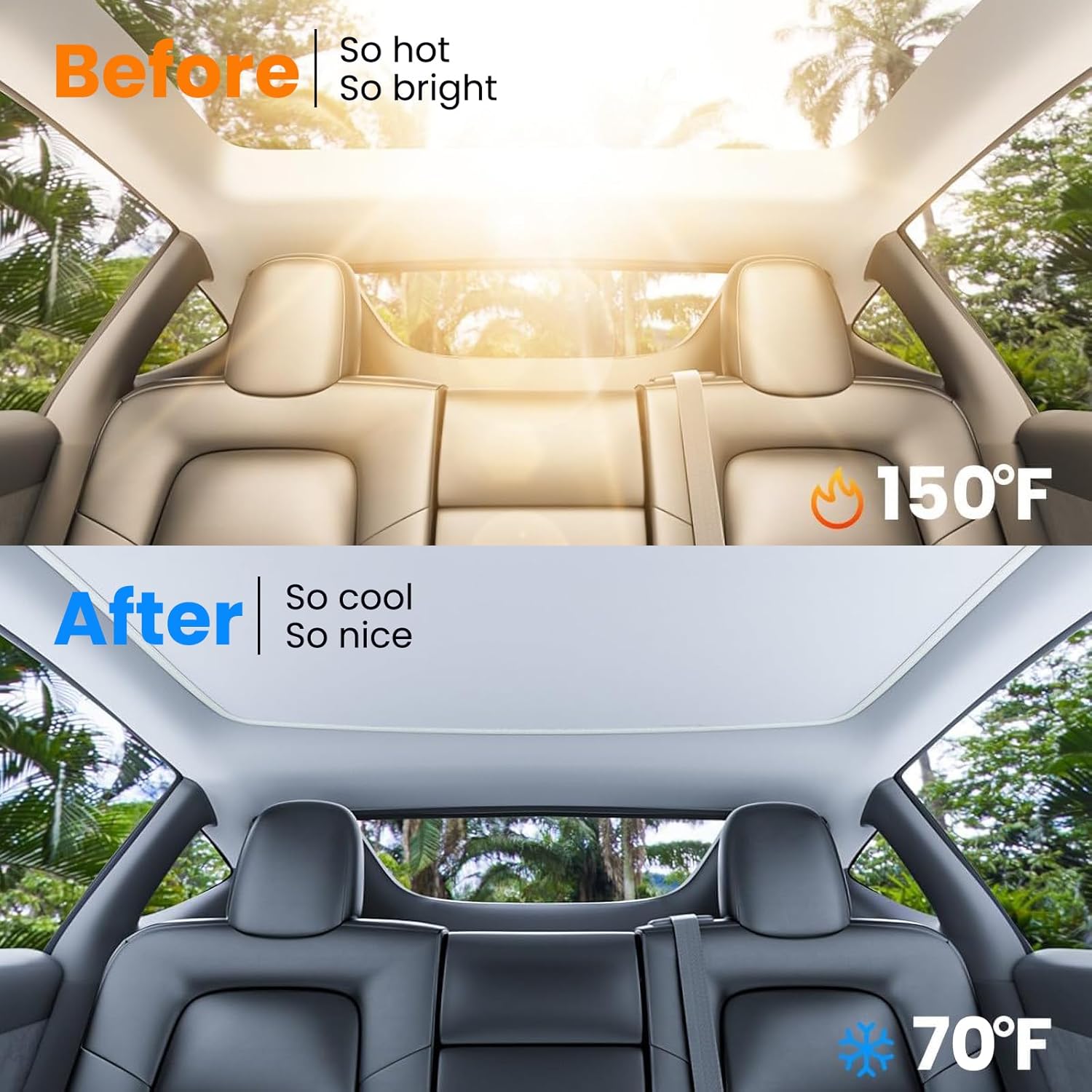 Electric Sunshade Roof for Model Y