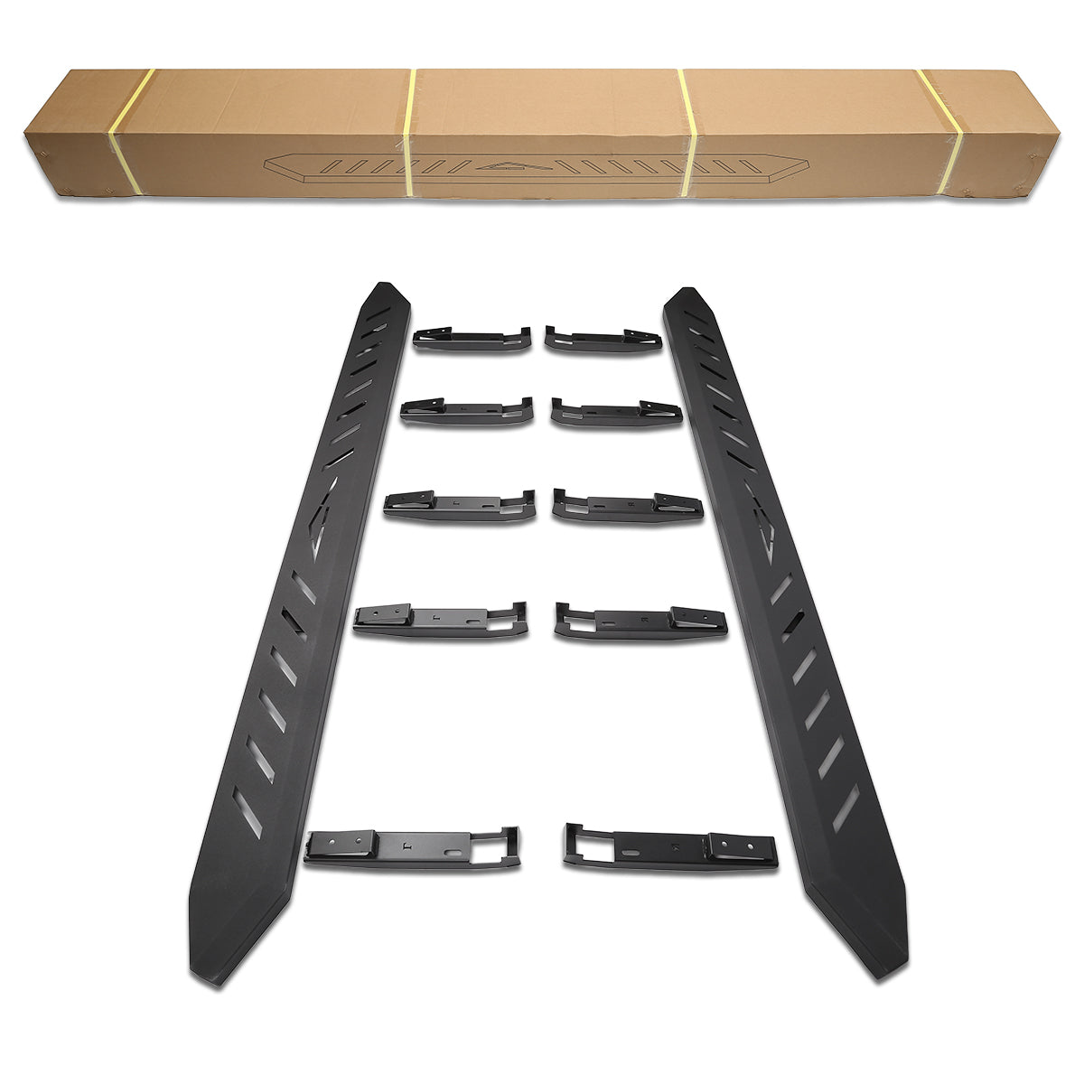 Side Step Running Boards for Tesla CyberTruck -  Carbon Steel