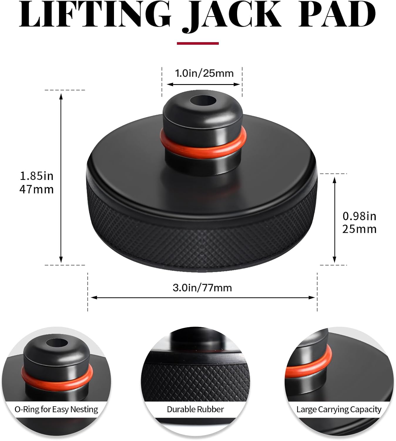 Lifting Jack Adapter Pad Pucks for Model S 3 X Y
