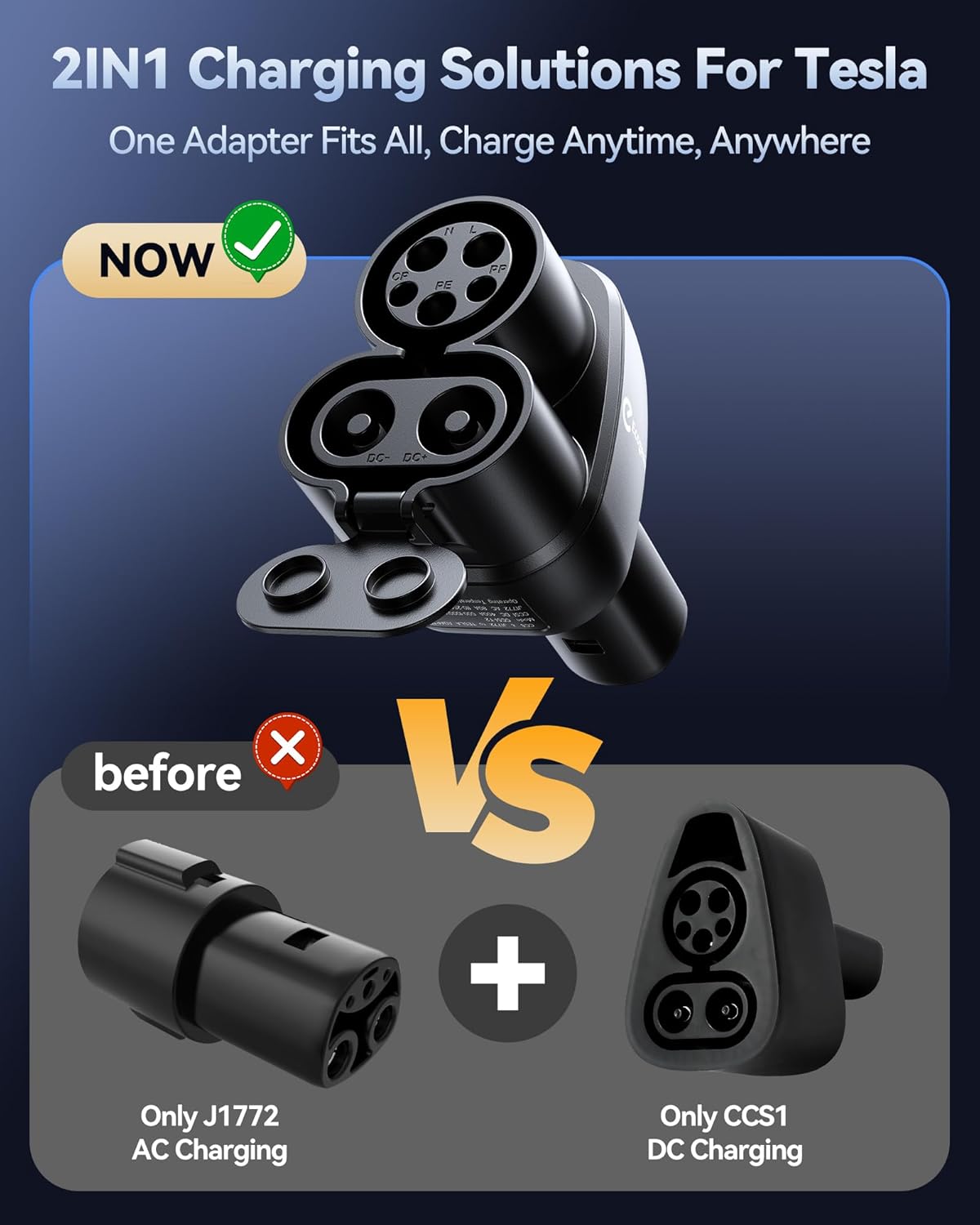 CCS Combo 1 Adapter to NACS Charger for Tesla