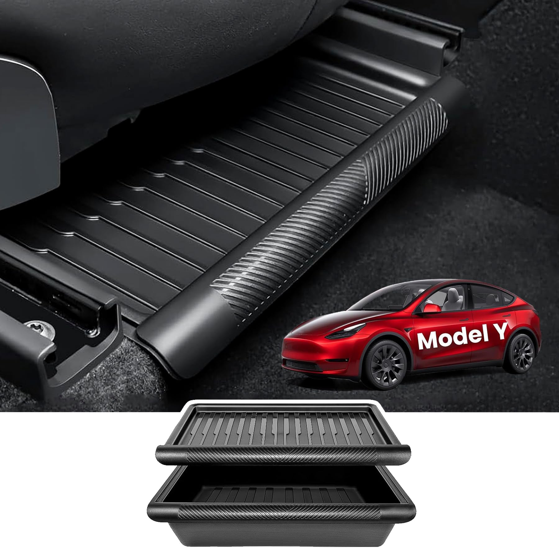 Under Seat Storage Box Organizer for Tesla Model Y