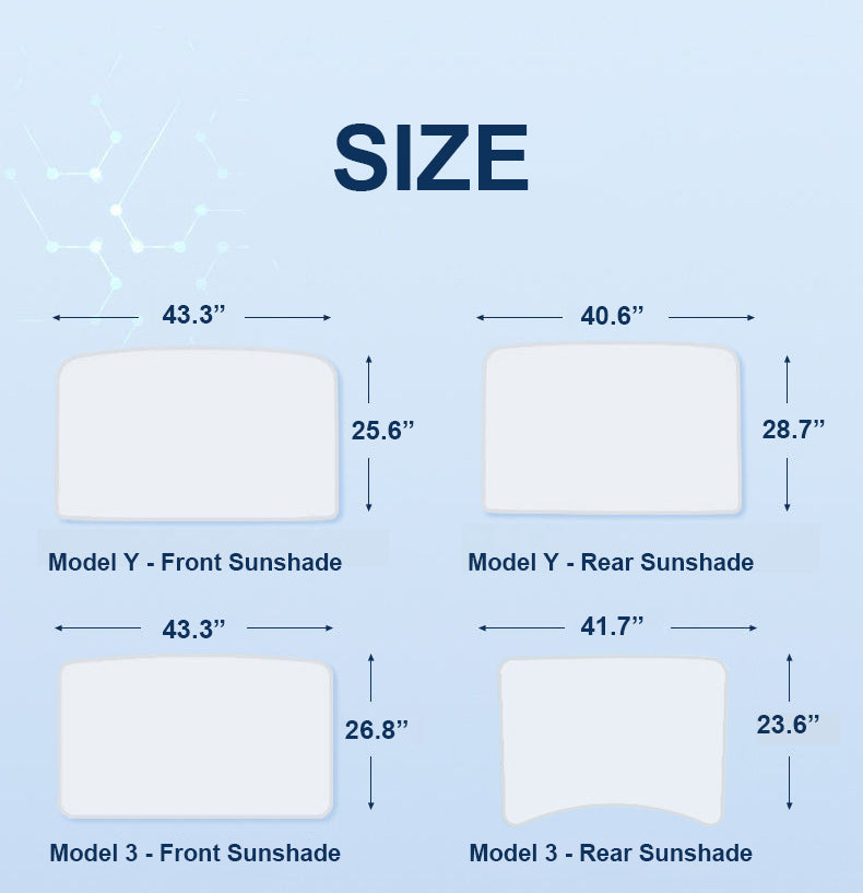 UV Rays Protection Sunshade for Tesla Model 3/Y