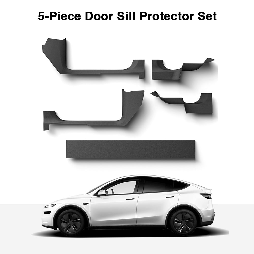 5-Piece Door Sill Protector Set for Model Y Juniper