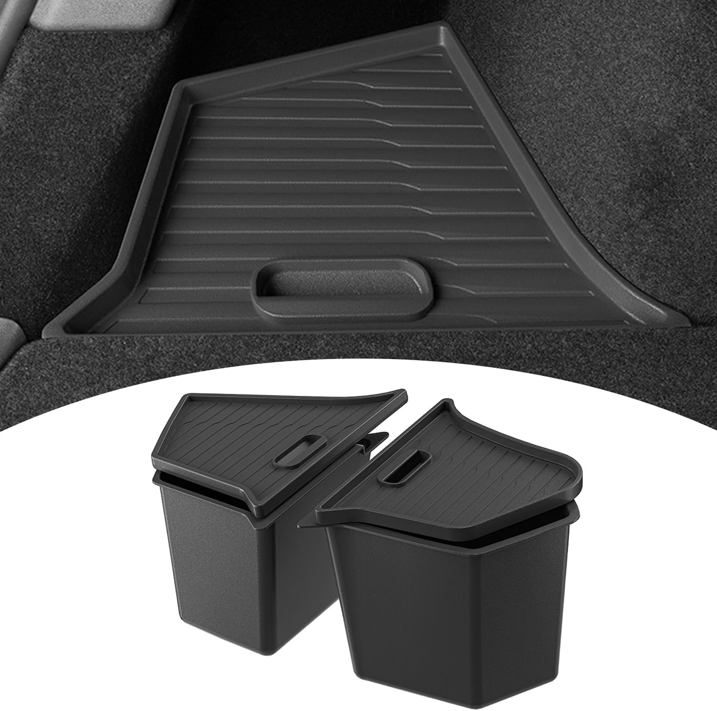 Rear Trunk Storage Bins for Model Y 5 Seater (2021-2024)