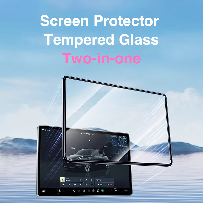 15“ Glossy Tempered Glass Touchscreen Protector for Tesla
