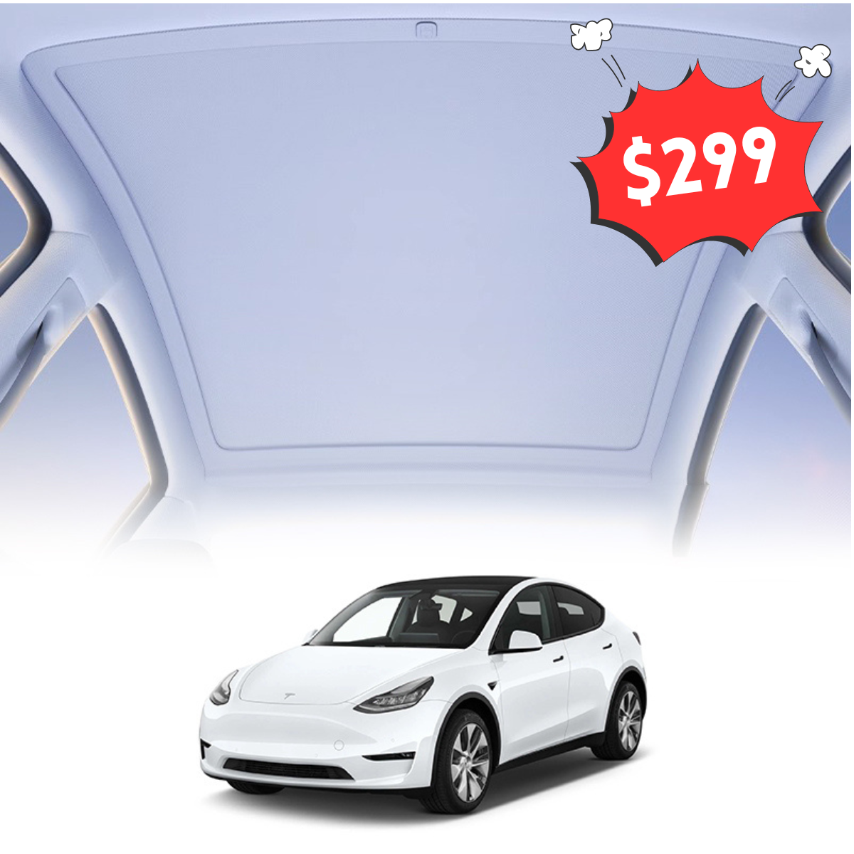 Electric Sunshade Roof for Model Y (2021-2024)