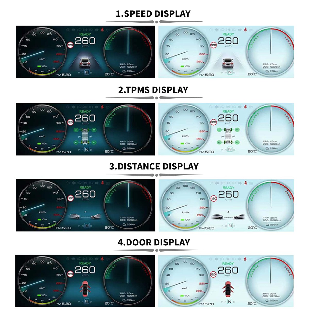 9" Head Up Display with Front Camera for Tesla Model 3/Y