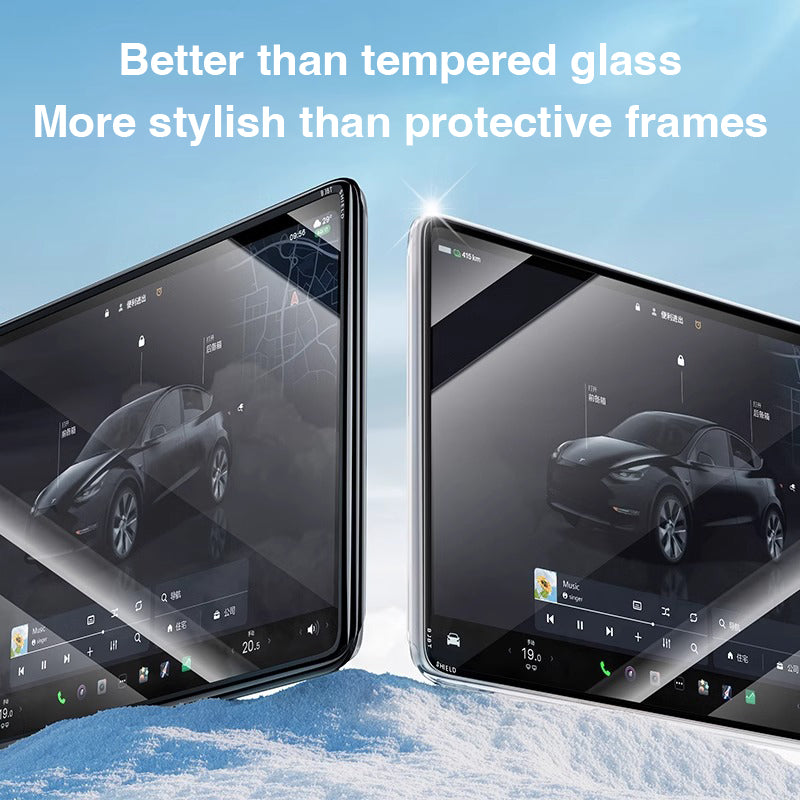 15“ Glossy Tempered Glass Touchscreen Protector for Tesla