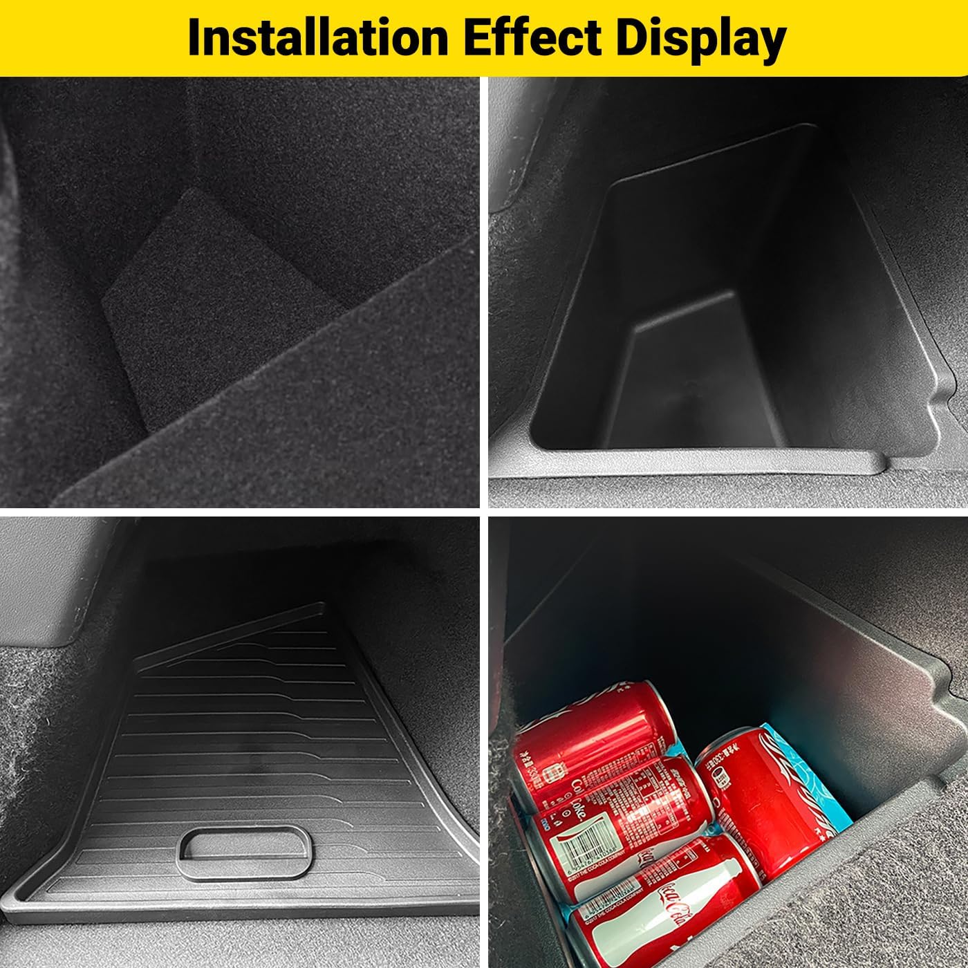 Rear Trunk Storage Bins for Model Y 5 Seater (2021-2024)