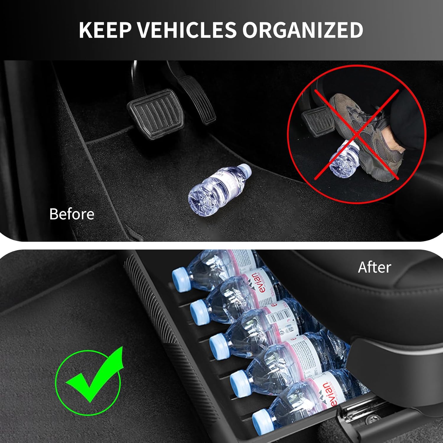 Under Seat Storage Box Organizer for Tesla Model Y