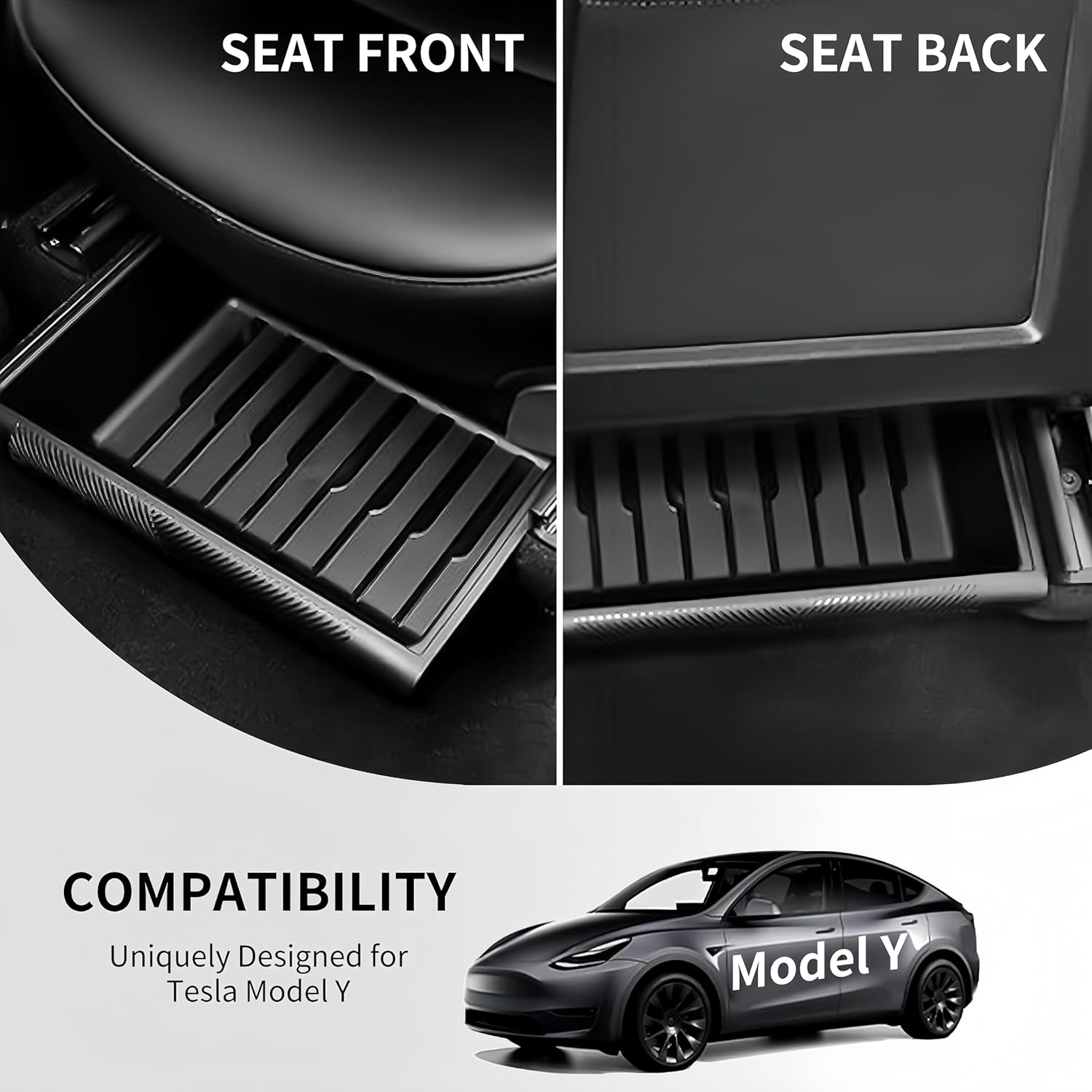 Under Seat Storage Box Organizer for Tesla Model Y