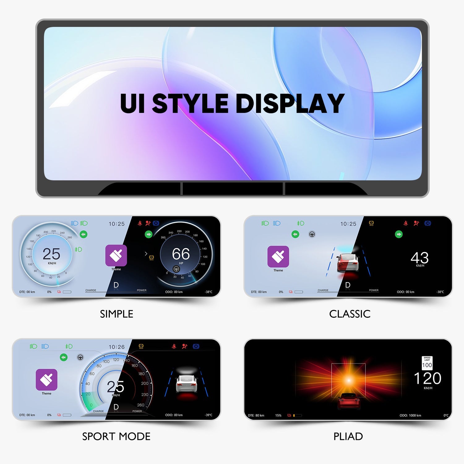 9" Head Up Display with Front Camera for Tesla Model 3/Y
