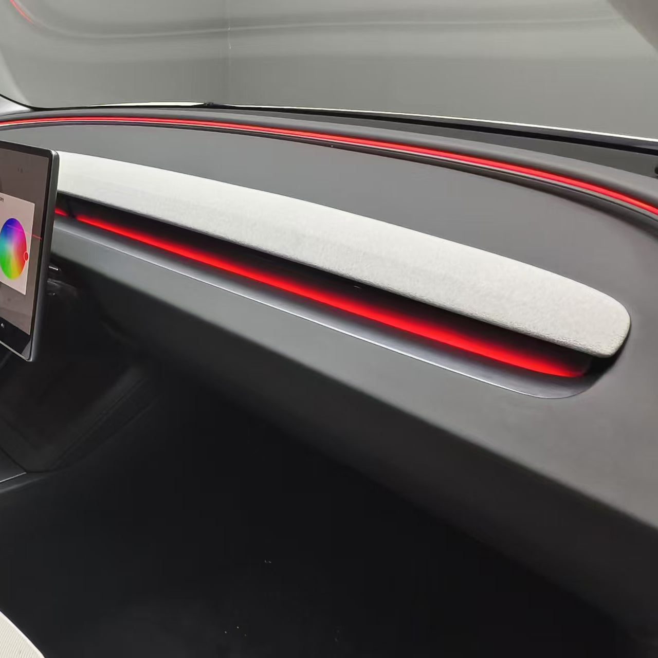 Dashboard RGB Ambient Lighting Interior Light for Model 3 Highland