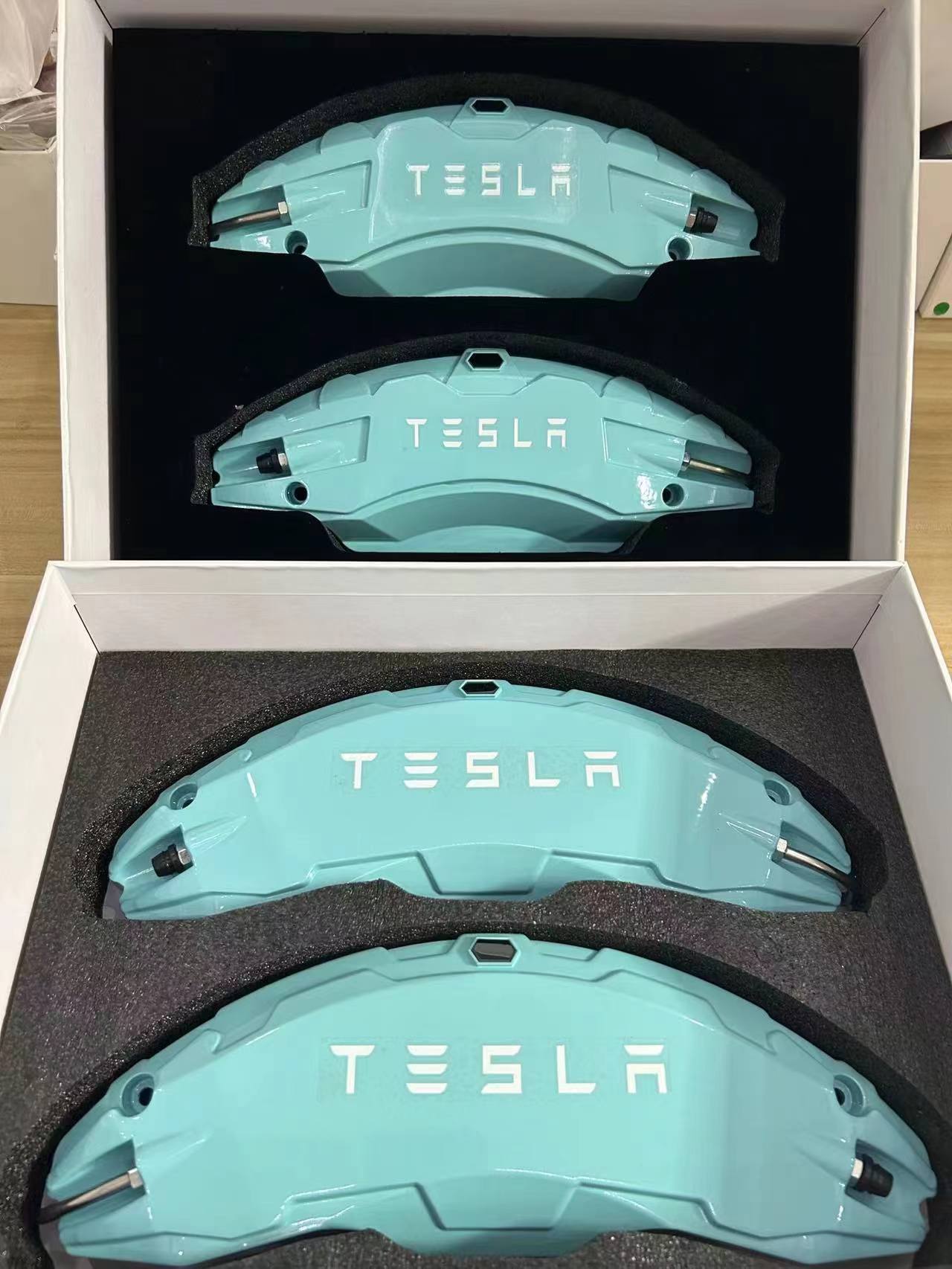Brake Caliper Cover Set for Tesla Model 3 / Y - Performance Look - Precision Fit Die Cast Bolt-on