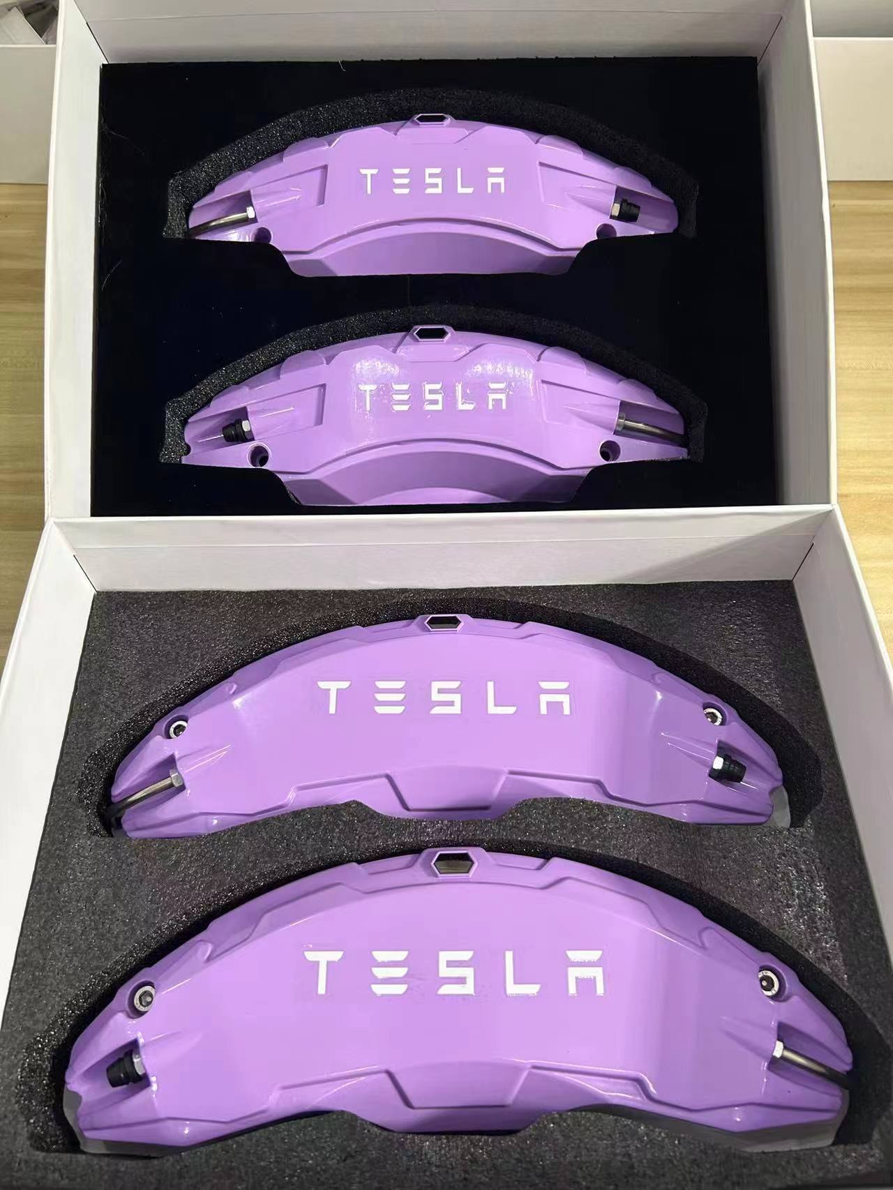 Brake Caliper Cover Set for Tesla Model 3 / Y - Performance Look - Precision Fit Die Cast Bolt-on