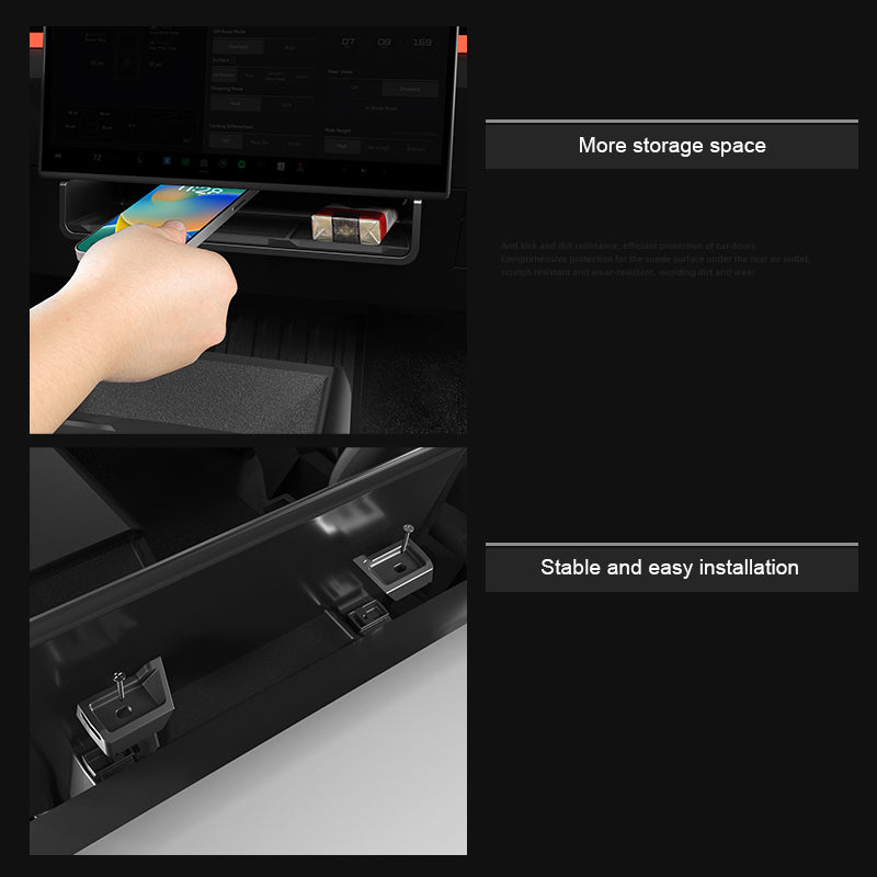 Cybertruck Under Screen Storage Box