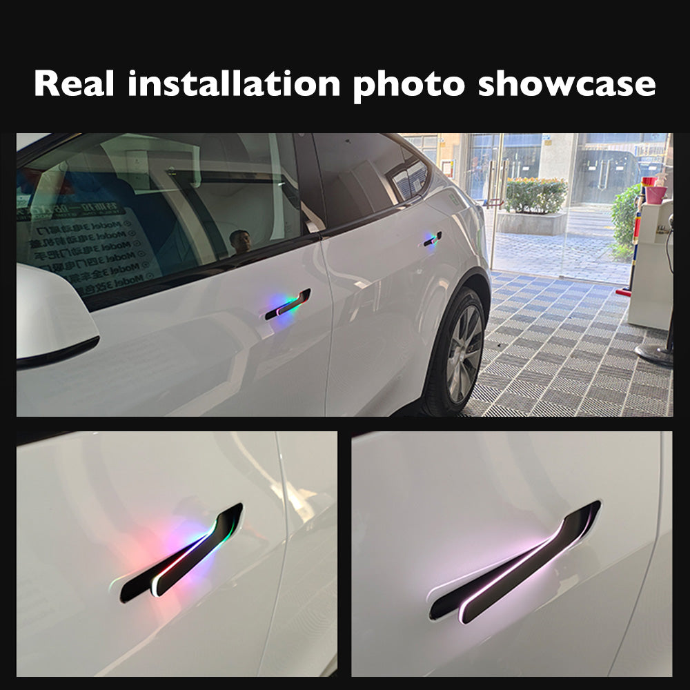 RGB Electric Door Handles for Tesla Model Y/Model 3 - Set of 4