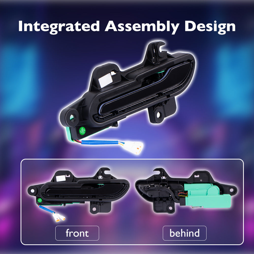 RGB Electric Door Handles for Tesla Model Y/Model 3 - Set of 4