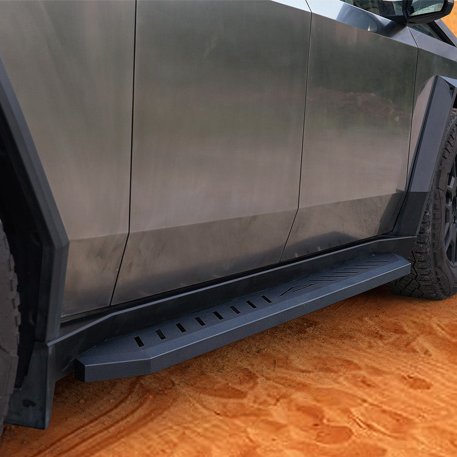 Side Step Running Boards for Tesla CyberTruck -  Carbon Steel