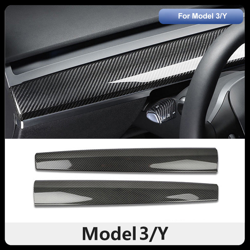 Dashboard Cover Wrap ABS Material for Model Y Model 3