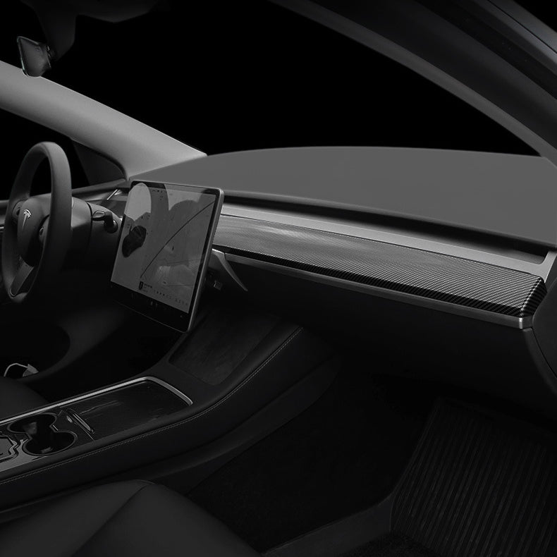 Dashboard Cover Wrap ABS Material for Model Y Model 3