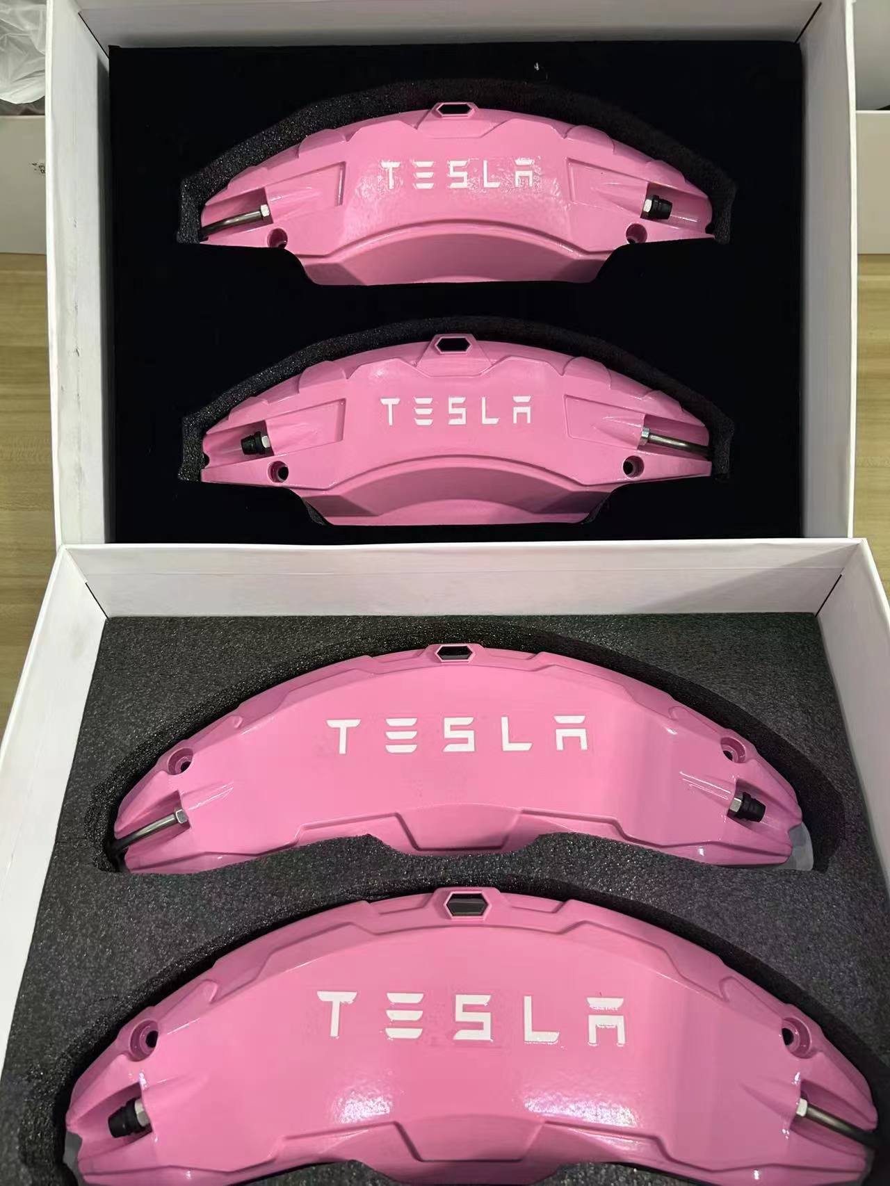 Brake Caliper Cover Set for Tesla Model 3 / Y - Performance Look - Precision Fit Die Cast Bolt-on