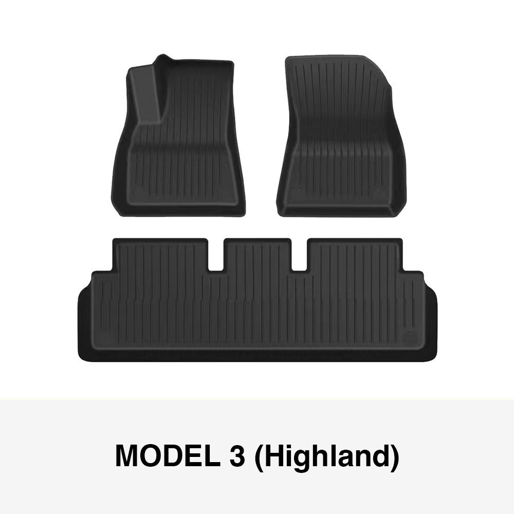 TPE Floor Mats for Tesla Model 3/Y/3 highland