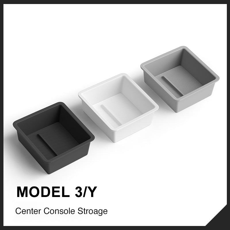 Center Console Armrest Storage Compartment for Model Y Model 3